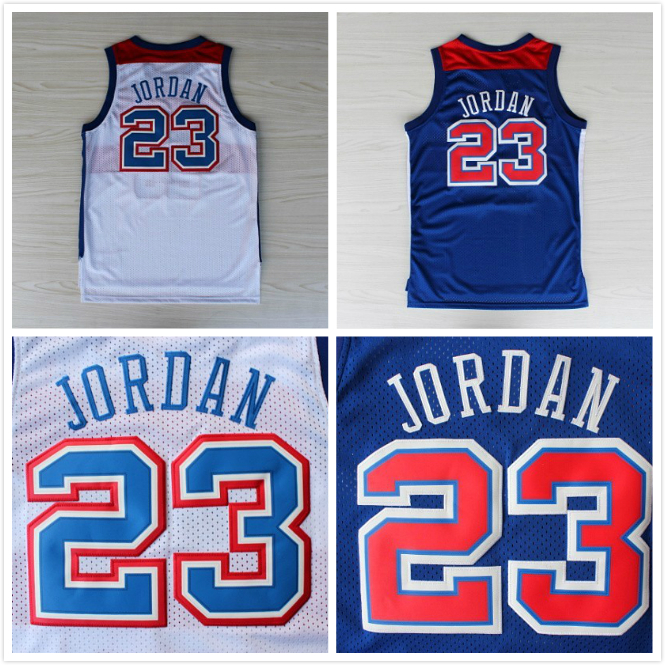 글 머리 기호 (23) 마이클 조던 농구 저지, 수 놓은 흰색 마이클 조던 저지 글 머리 기호 (23) S-XXL/Bullets 23 Michael Jordan Basketball Jersey, Embroidered White Michael Jordan Jers